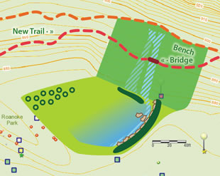 The Coleman Highlands Spring area plan. Click for a blowup and more information.